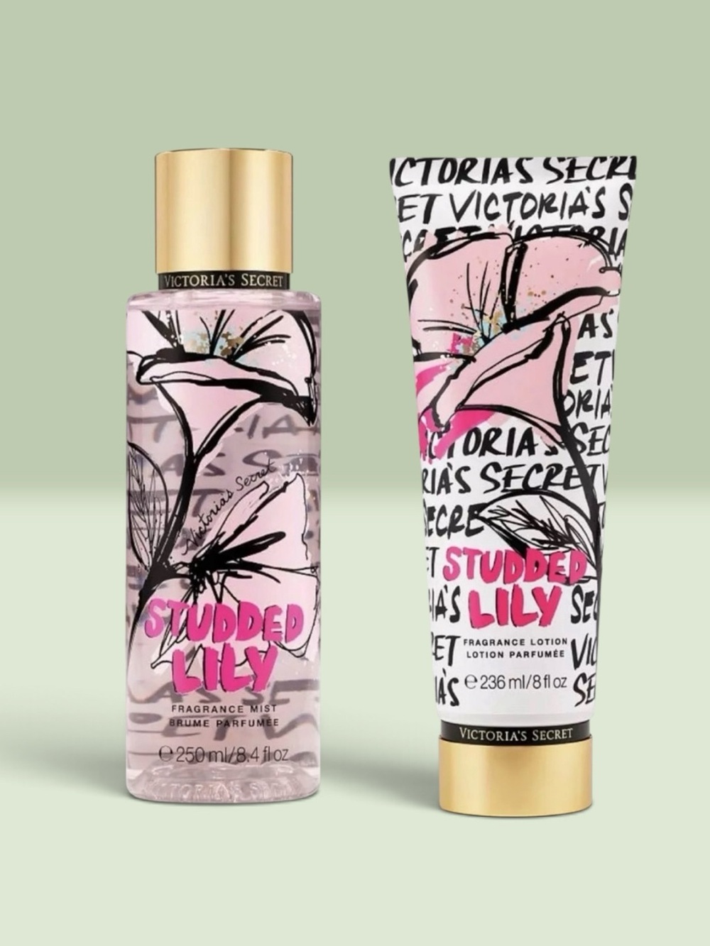 Victoria's Secret STUDDED LILY Fragrance Mist and Lotion